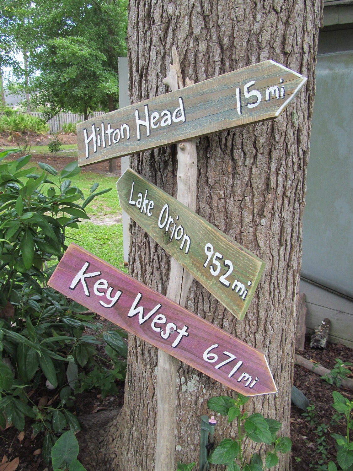 Handpainted Destination Signs by OneBeachyMother on Etsy