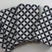 set of 4 100% cotton napkins in diamond eye