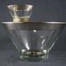 Silver Trim Chip and Dip Bowl Set