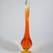 Viking Stretch Glass Vase, Orange Vase