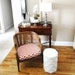 Vintage Chair Barrel Cane Chair Chevron Chinoiserie Seating Mid Century Eclectic Modern Hollywood Regency Seat Home Decor