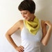 Golden Silk Scarf - Natural Dye- Hand Dyed Silk Scarf - Summer Fashion -Mustard Yellow Scarf