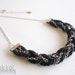 Black Cord Necklace, Rope Necklace, Braided Necklace, Sailors Knot Necklace, Black Necklace, Cord Necklace,Nautical Necklace, Everyday