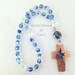 Anglican Prayer Beads - Wooden Cross from the Holy Land