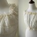 SALE Antique Victorian Camisole, Vintage White Blouse from the 1800s