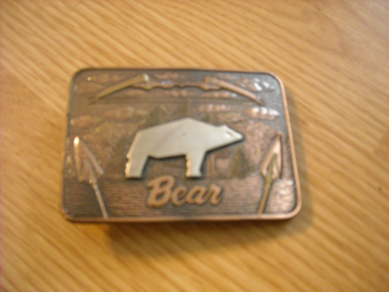 Bear Archery belt buckle