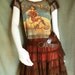RESERVED Altered couture cowgirl mini dress Reconstructed rodeo shirt Upcycled summer dress