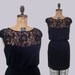 vintage 80s black lace dress : vintage lonesome road dress