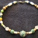 Primitive Choker - carved wooden beads - unisex styling-15 inch