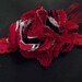 Arkansas Razorback Infant Lace Flower Headband in Red, White & Black