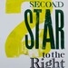 Second Star to the Right Wood Type Poster