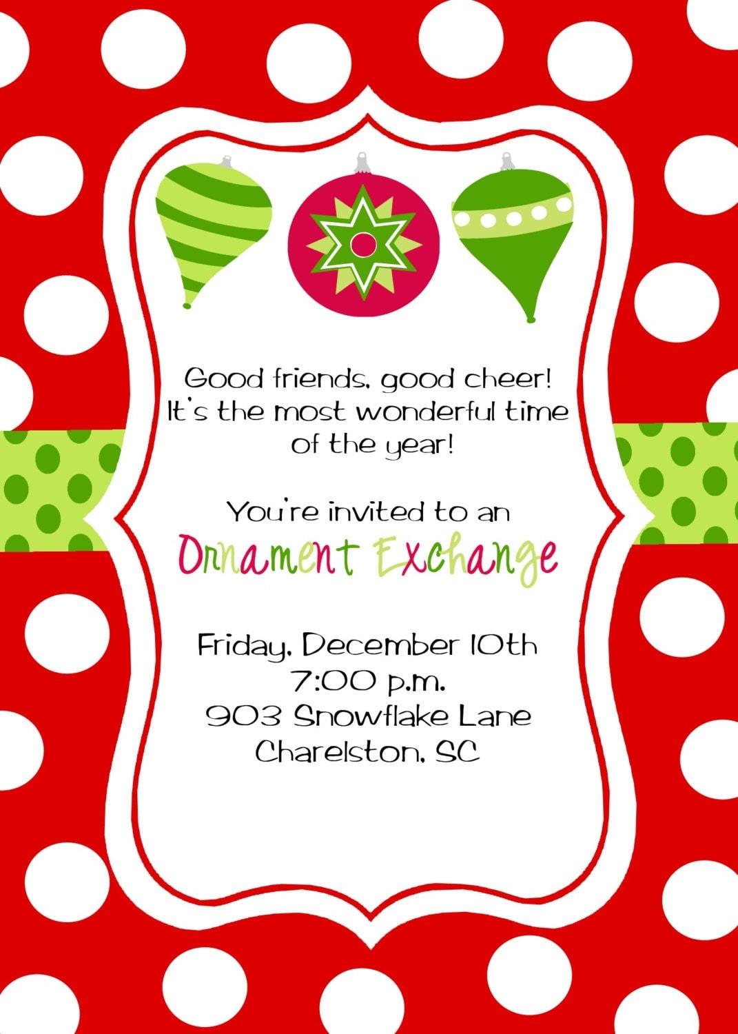 Christmas Birthday Party Invitation Wording 6