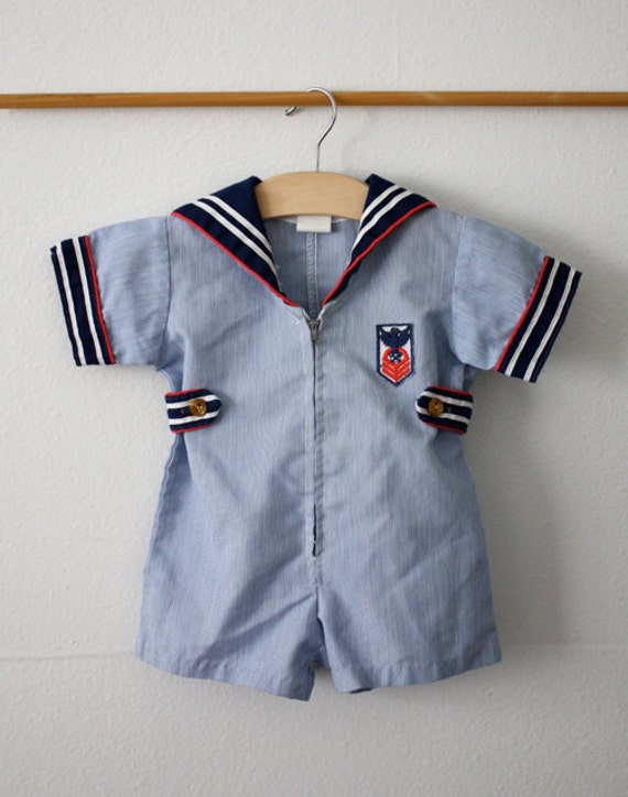 Vintage SAILOR BABY by DeconstructingRose on Etsy