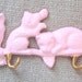 cat hook / girl room decor / pink wall hook / jewelry display / cat decor / kitten art