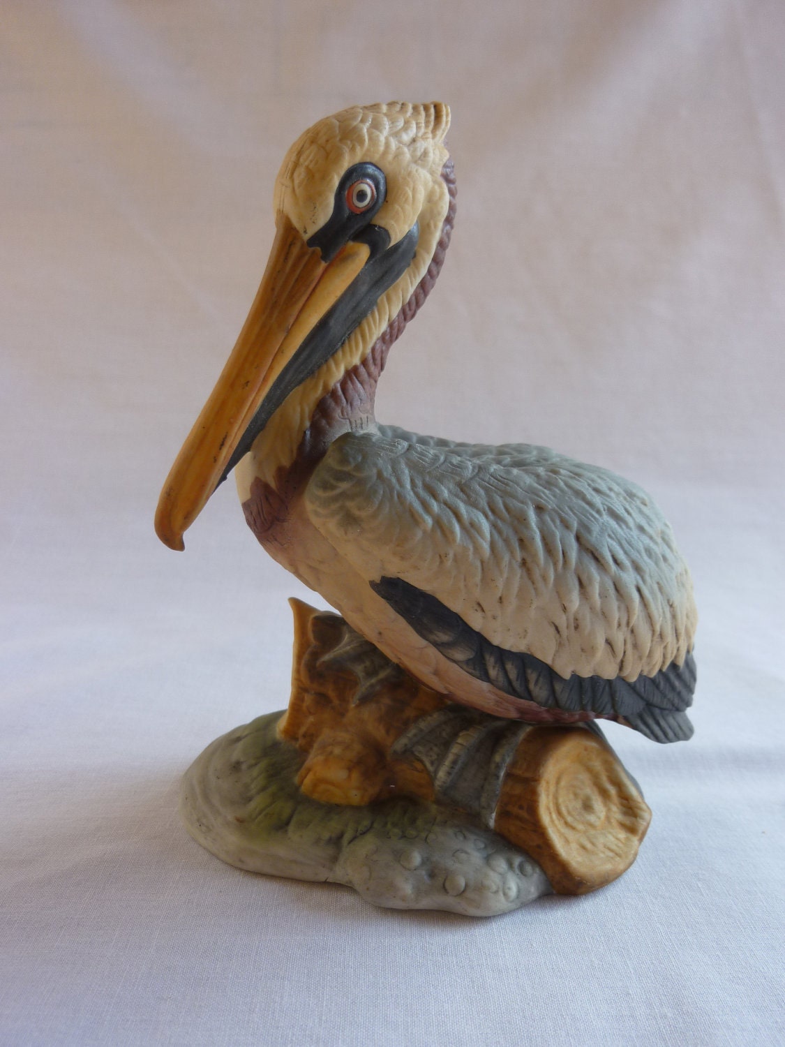 Lefton China Hand Painted Pelican Figurine