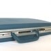 Mid-Century Blue Samsonite Briefcase, Mint Mad Men Hard Shell Spy Attache Laptop Case 1960s