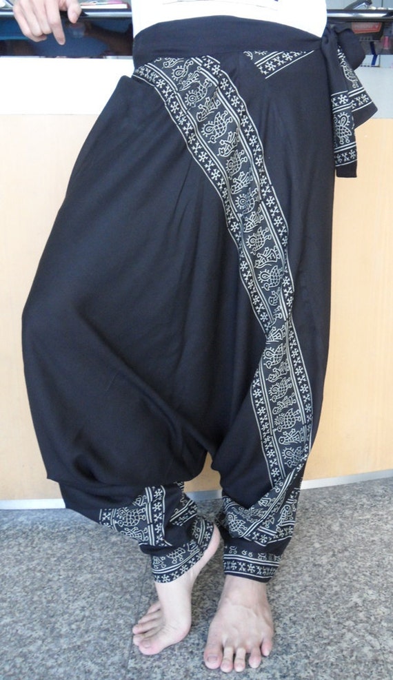 rayon harem pants