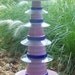 Pink & Blue Birdbath