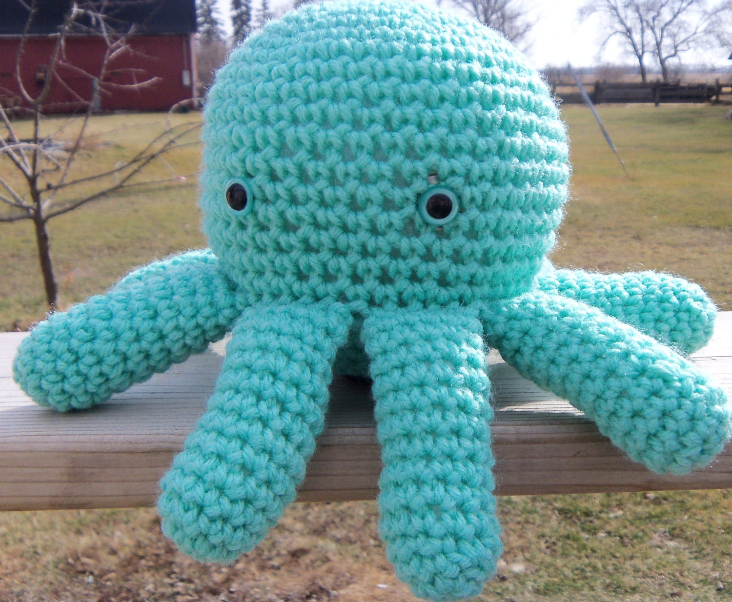 squishable mint octopus