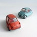 SALE /// Two small Vintage very cute Corgi Heinkel Bubble Toy Cars