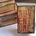 Crazy Love- adventure vintage style decoupage decorative boxes- Set of 3