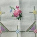 RESERVED FOR YUKO Swedish vintage tablecloth Sweet embroidery in spring colors