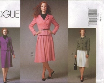 Vogue Sewing Pattern 7342 - Misses' Jacket & Skirt (6-10, 12-16, 18-22)