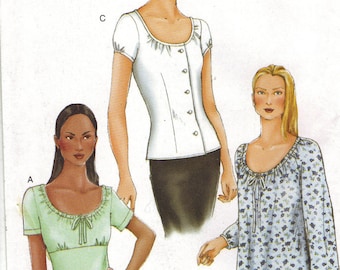 Vogue Sewing Pattern 7278 - Misses' Blouse (6-10)