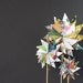 Paper Garden - Origami Sculpture - Geometric Art - Pastel Home Decor - Recycled Book Paper Flowers - Paper Anniversary - Origami Flowers