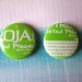 Trojan Condom Wrapper Pin-back Button Set