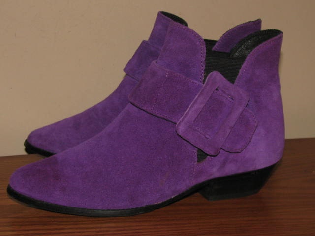light purple booties