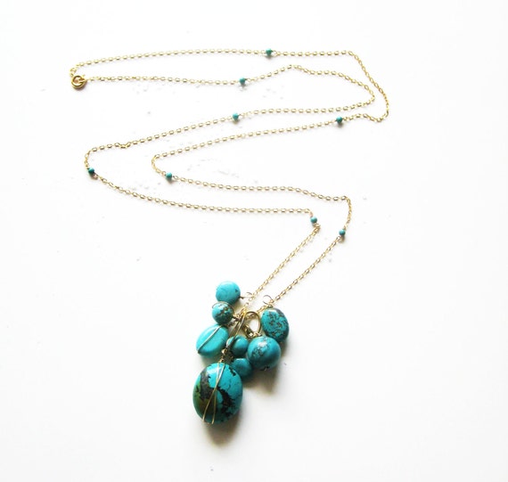 Turquoise Ceci Necklace by Plata Designs