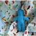 Patchwork boys quilt, crib quilt, toddler blanket, modern crib blanket with funky birds and friendly bugs