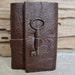 Small Vintage Key Leather Journal