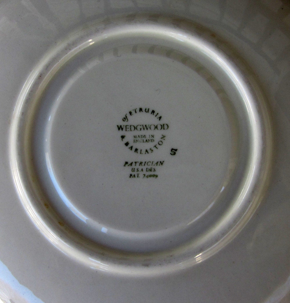 Wedgwood of Etruria & Barlaston Made in England Patrician