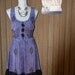 Upcycled Shabby Chic Tattered Dress Boho Gypsy Ranch Dress Bohemian Country Rustic Prairie Girl