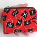 Boys Zipper wallet Pirate Coin Purse or padded Gadget Pouch Kids Accessories