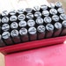 NEW Metal 1/4 inch Stamping Set Letters Numbers Ampersand 1/4 inch 36 Pieces Carbide Steel