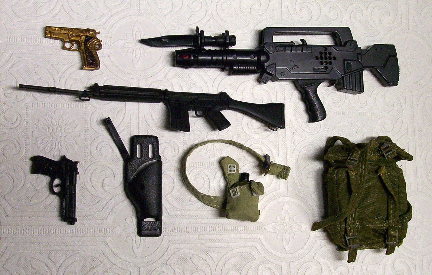 Reserved for Vanessa Young GI Joe Toy Guns Backpack Canteen