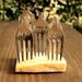 Antique CHEESE MARKER Forks - 5 Vintage Silverplate Forks Made for Cheese ID - Bleu, Brie, Colby, Gouda and Swiss