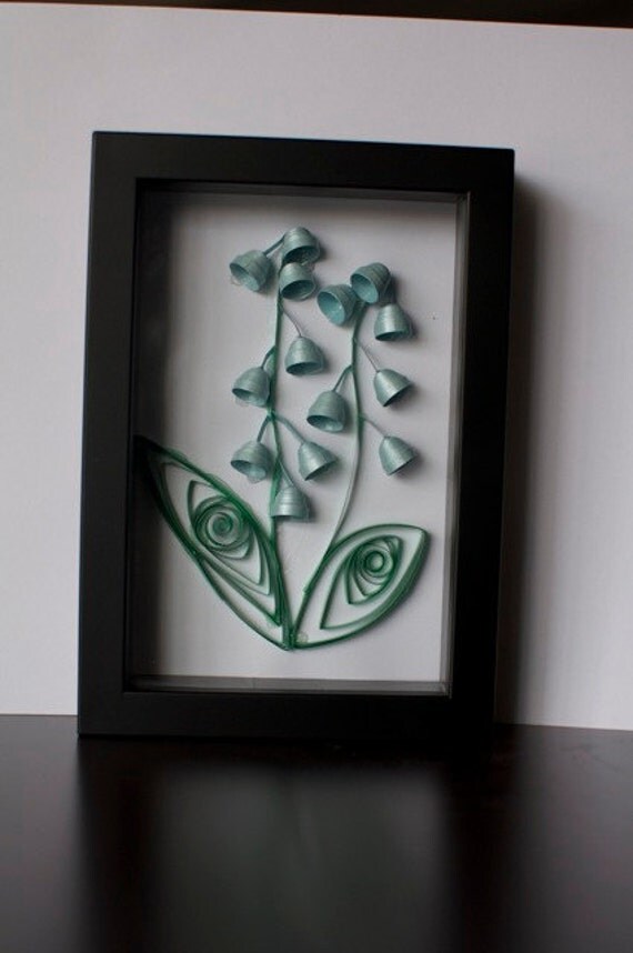 Quilled Lily of the Valley