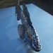 Welded fish metal sculpture