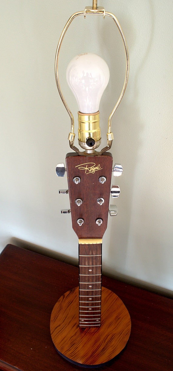 Guitar Lamp by ElecGuitarBuilder on Etsy