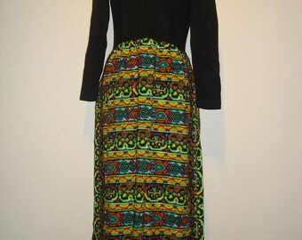 vintage 1970s disco diva dress