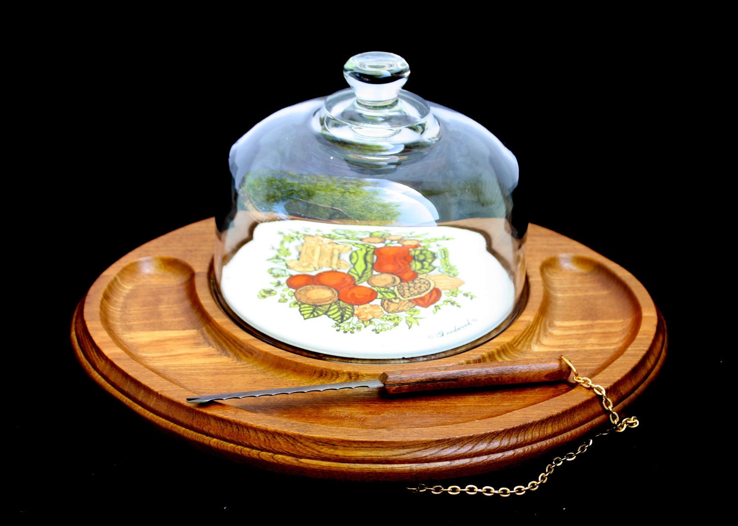 Goodwood Cheese and Cracker Serving Tray / by SlipperyCrockery