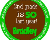 Back to school or end of school year design - green - digital file Il_170x135