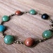 Vintage cabochon stones bracelet