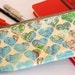 Vintage World Map Hearts Zipper Pouch Pencil Case