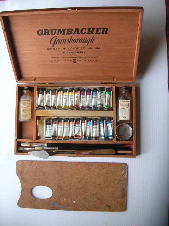 Vintage M. Grumbacher Gainsborough Artist's Oil Color