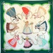 Rare Vintage GUCCI V ACCORNERO Large 34x34 Costumi Italiani Silk Scarf
